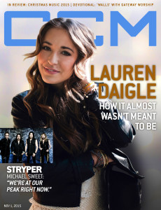 Lauren Daigle, Stryper, CCM Magazine, November, Christmas - image