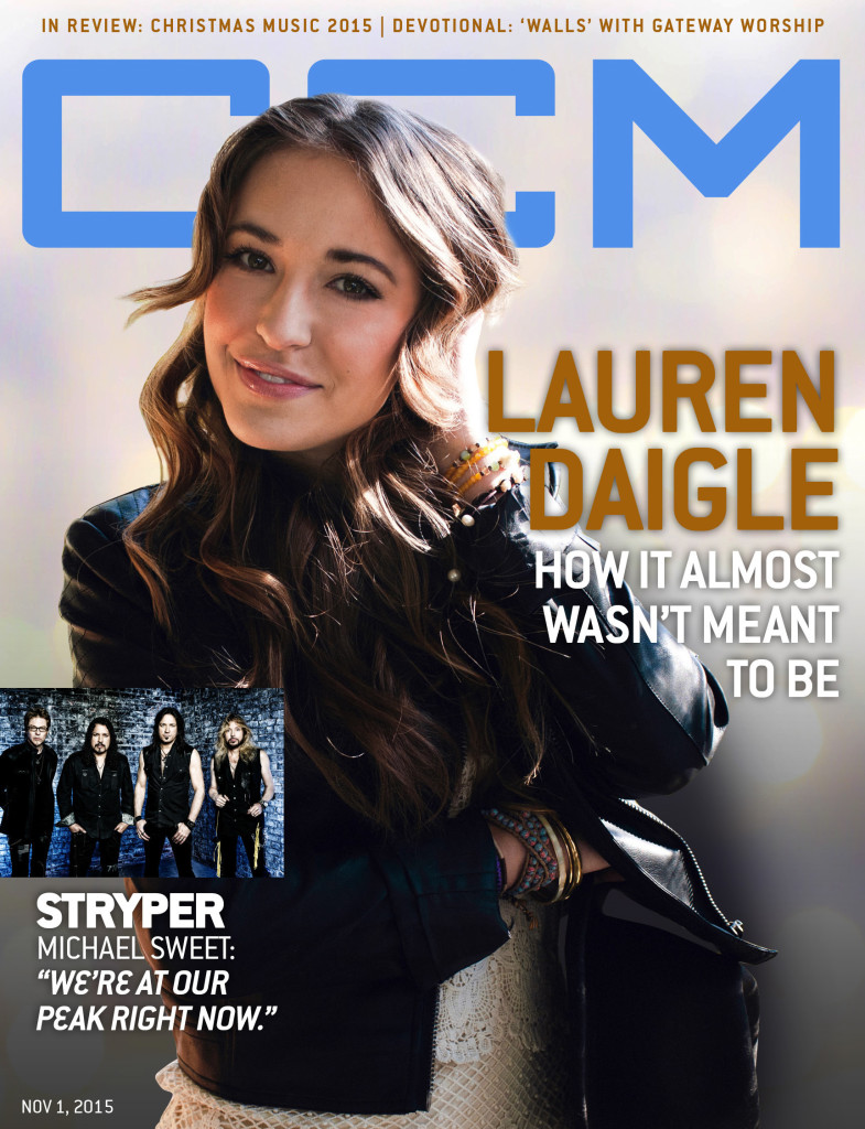 Lauren Daigle, Stryper, CCM Magazine, November, Christmas - image