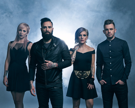 Skillet, John Cooper, Korey Cooper, Jen Ledger, CCM Magazine - image