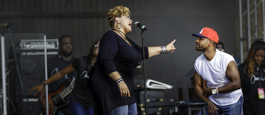 Tamela Mann, Kirk Franklin, Annette Holloway, CCM Magazine - image
