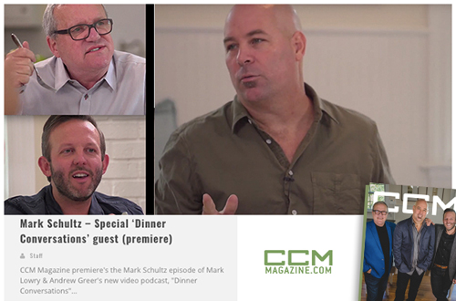 Mark Lowry, Andrew Greer, Mark Schultz, CCM Magazine - image